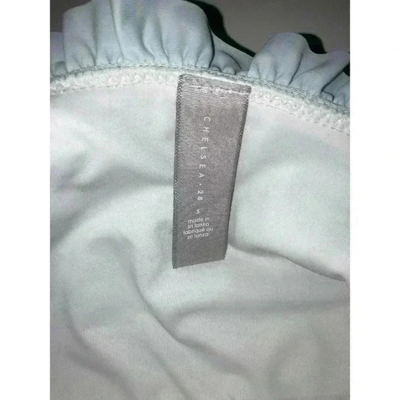 Chelsea28 Smocked One Piece Swimsuit Color Teal Size S - Picture 6 of 12